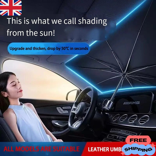 Car windscreen sunshade - car,