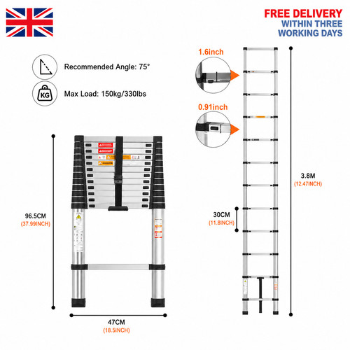 Heavy duty steel telescopic - heavy,