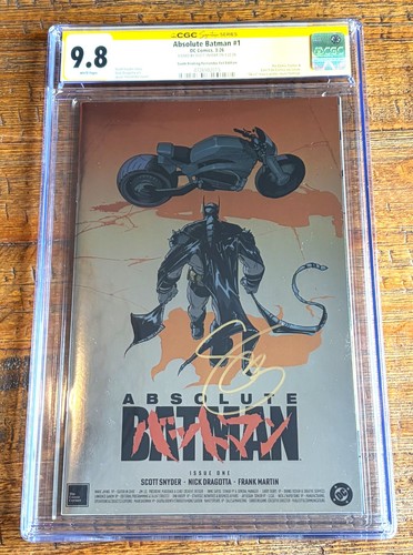 Absolute batman cgc - batman, 9.8