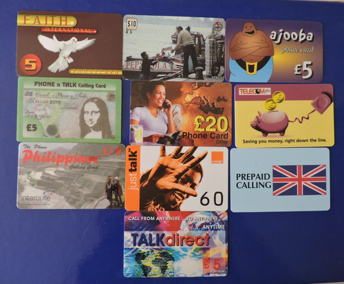 Assorted phonecards - assorted,