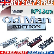 Old Man Edition Car Emblem 3D