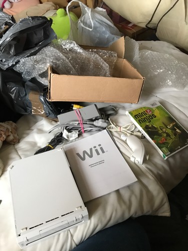 Nintendo wii console rvl - wii, 001