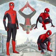 Spiderman Costume for Kids Adult Tobey Maguire Cosplay Bodysuit Superhero Zentai