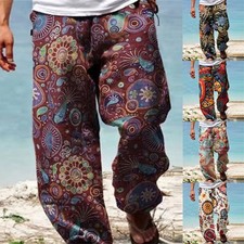 Black mens casual - baggy, harem