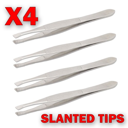 Pair slanted tweezers - 4,