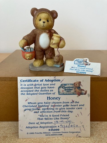Cherished teddies honey 1999 - teddies, ,