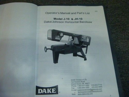 Dake johnson jh 10 - dake,