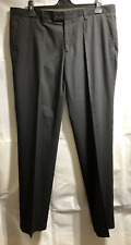 ZARA BASIC MENS BLACK FORMAL TROUSERS SIZE W-38"/EUR 46/US 36  L-42.5" (MT05)