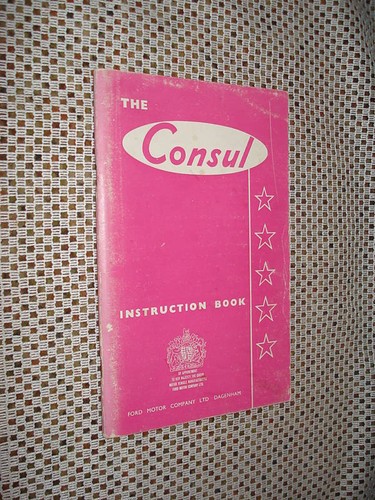 1959 ford consul owners - 1959, manual