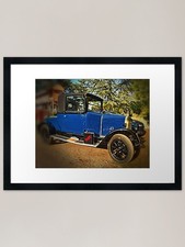 1930 bull nose morris framed - morris,