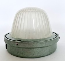 Vintage Holophane ceiling wall