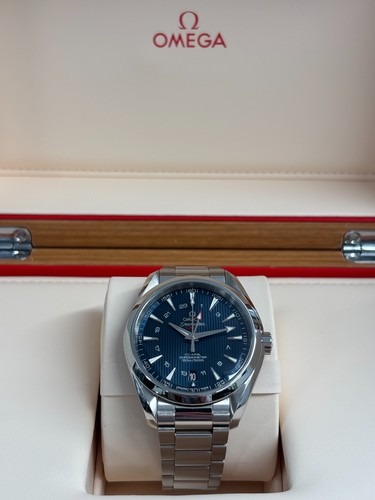 Omega seamaster aqua terra - terra, gmt