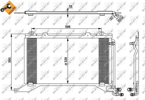 Fits nrf 35245 condenser - nrf,