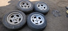 SET OF 4 ORIGINAL WOLFRACE ALLOY  WHEELS RELIANT SCIMITAR GTE MGB GT