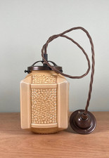 Vintage Art Deco Glass Lamp