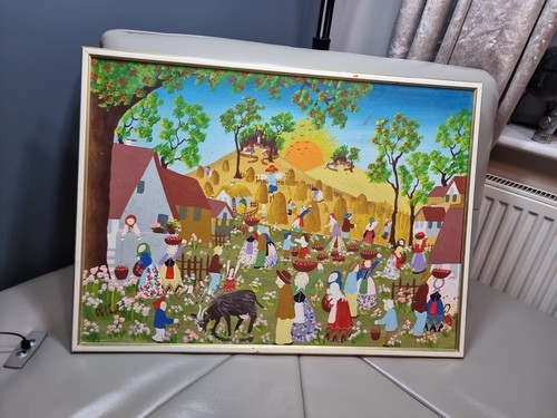 Vintage painting paola - painting,