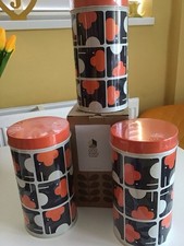 3 Orla Kiely Storage Tins