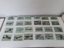 Ardath Full Set Fighting & Civil Aircraft 1936 x 25 Cards VGC