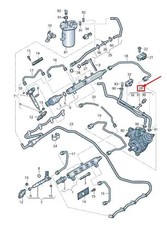 AUDI A8 4H FUEL LINE