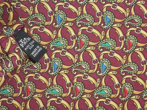 Vintage tie rack silk cravat - vintage,