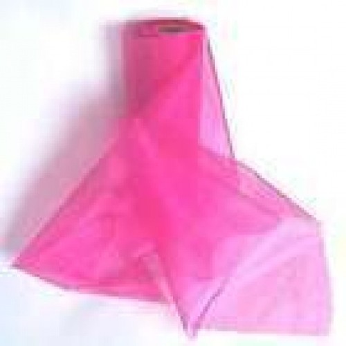 Cerise pink organza - cerise, sheer