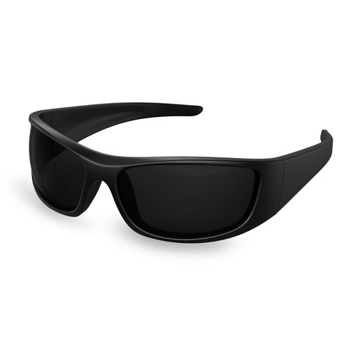 Super dark lens black - dark,