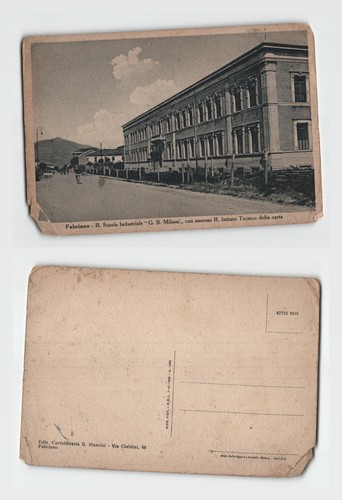 Postcard fabriano scuola - postcard,