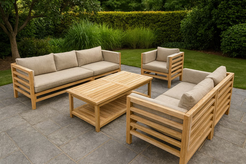 Teak garden furniture sofa set