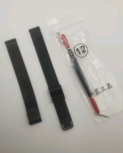 Black stainless steel mesh - black,