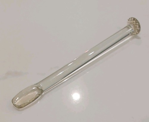 Glass button end - button,
