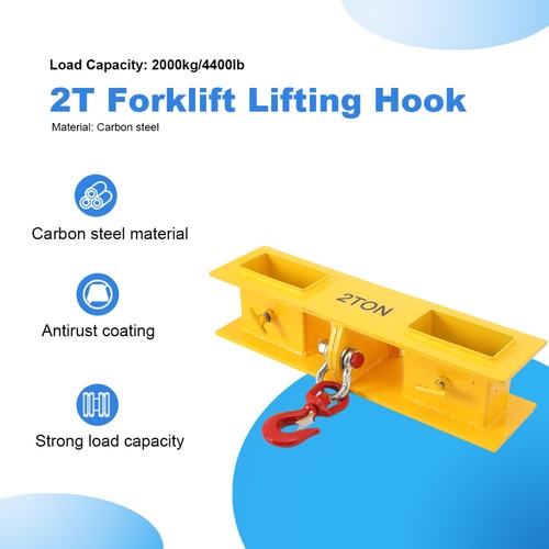 Forklift lifting hook - 2t,