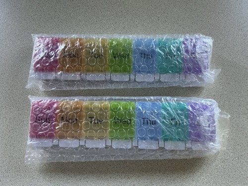 Weekly pill boxes medicine - weekly,