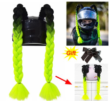 Motorcycle helmet braids - motorcycle,