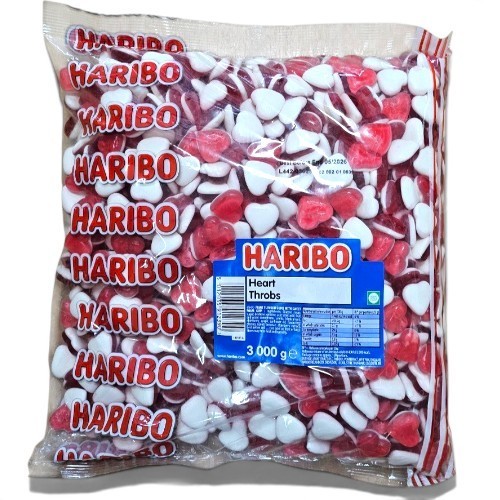 3kg haribo heart throbs - 3kg,