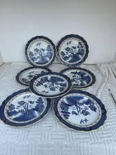 Vintage Booths Old Willow Pattern  Side Plates X 7