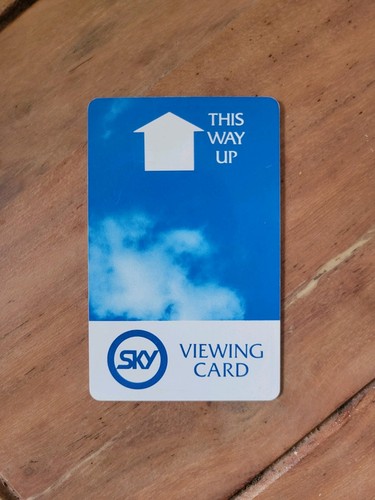 Vintage sky viewing card - vintage, tv