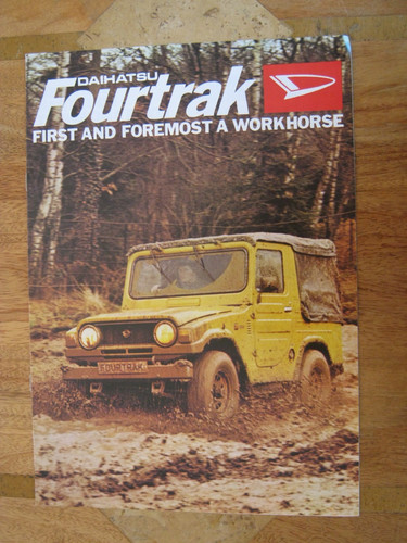 Daihatsu fourtrak brochure - daihatsu, brochure.
