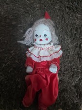Vintage Rare Toy Clown porcelain head hands & feet 8"
