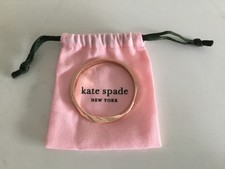 Kate Spade Do The Twist Rose - Gold Tone Hinged Bangle Bracelet