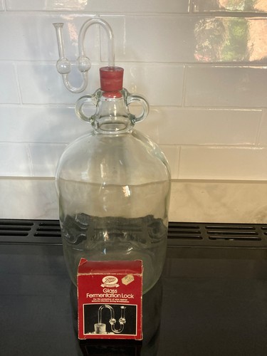 Vintage demijohn bottle home - demijohn,