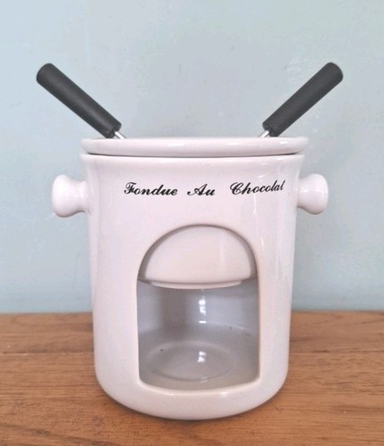 Avon ceramic chocolate fondue - ceramic,