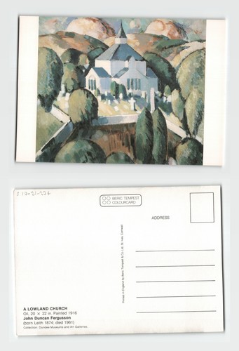 Postcard lowland church - church, by
