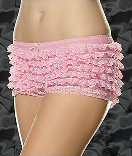 Ruffled panties sheer rhumba - panties,