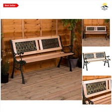 Twin Cross 3 Seater Hardwood