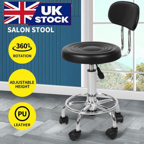 Adjustable swivel salon stool - adjustable,