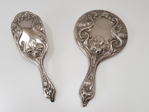 Vintage silver plated hibiscus - vintage,