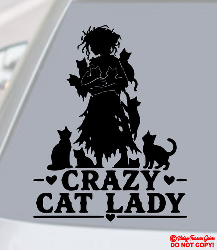 Crazy cat lady - crazy,