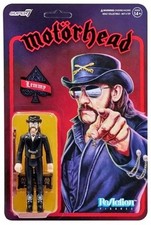 MOTORHEAD  Action Figures LEMMY ReAction Super 7 Black Cowboy w/ Guitar SEALED