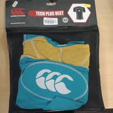Canterbury Tech Plus Vest Rugby Protection Top Chest Shoulder Upper Body - New