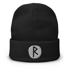 Raidho Rune Beanie Viking